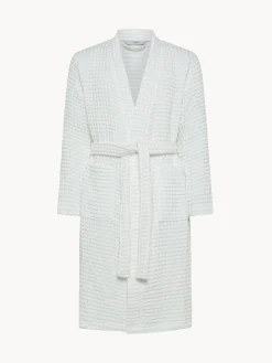 coincasa Accappatoi E Ciabatte|Biancheria Bagno|Accappatoio cotone nido d'ape tinta unita Bianco