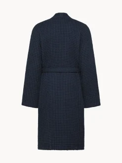 coincasa Accappatoi E Ciabatte|Biancheria Bagno|Accappatoio cotone nido d'ape tinta unita Blu