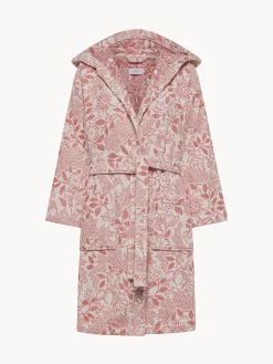 coincasa Accappatoi E Ciabatte|Accappatoio in cotone velour fantasia floreale Rosa