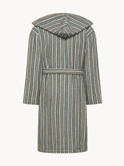 coincasa Accappatoi E Ciabatte|Accappatoio in spugna di cotone a righe Verde