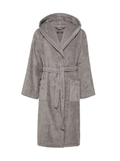coincasa Accappatoi E Ciabatte|Biancheria Bagno|Accappatoio puro cotone tinta unita Zefiro Grigio