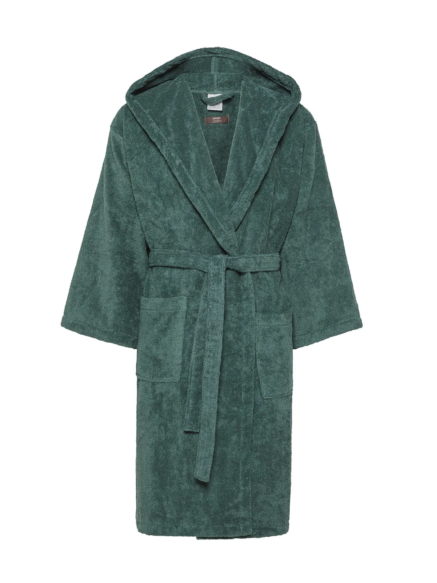 coincasa Accappatoi E Ciabatte|Biancheria Bagno|Accappatoio puro cotone tinta unita Zefiro Verde chiaro