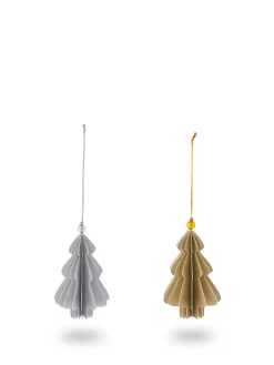 coincasa Altre Decorazioni|Palline|Addobbo albero in carta ad albero Multicolor