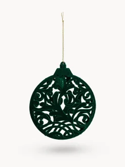 coincasa Palline|Addobbo albero in velluto a medaglione Verde