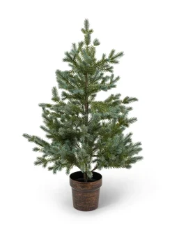 coincasa Altre Decorazioni Natalizie|Alberi Di Natale|Albero di Natale H 90 cm con vaso Verde