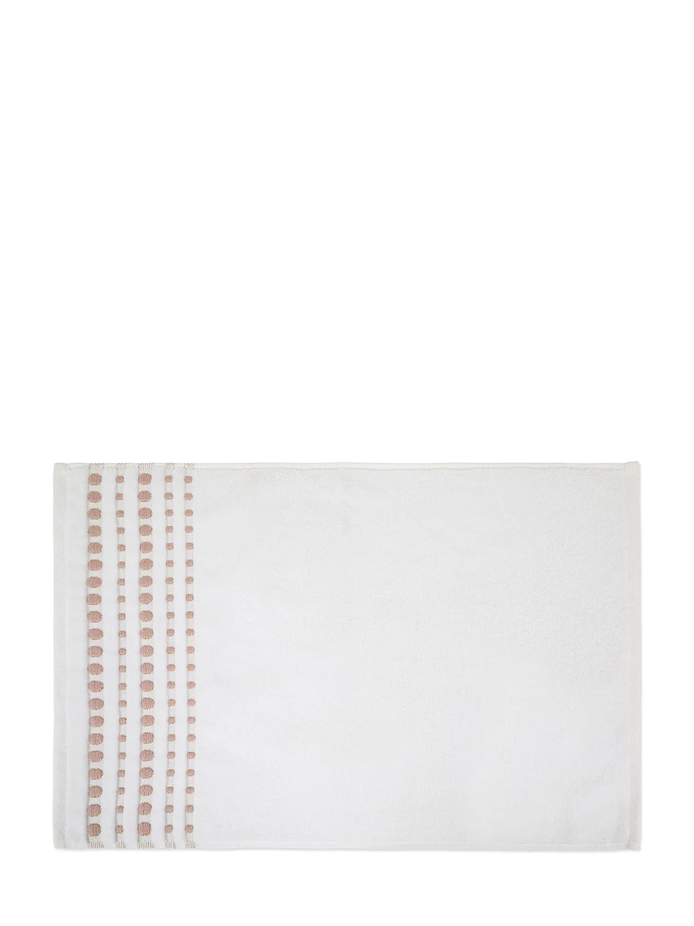 coincasa Asciugamani|Biancheria Bagno|Asciugamano cotone bordo ricamato Portofino Bianco