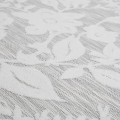 coincasa Asciugamani|Biancheria Bagno|Asciugamano cotone jacquard motivo floreale Portofino Grigio chiaro