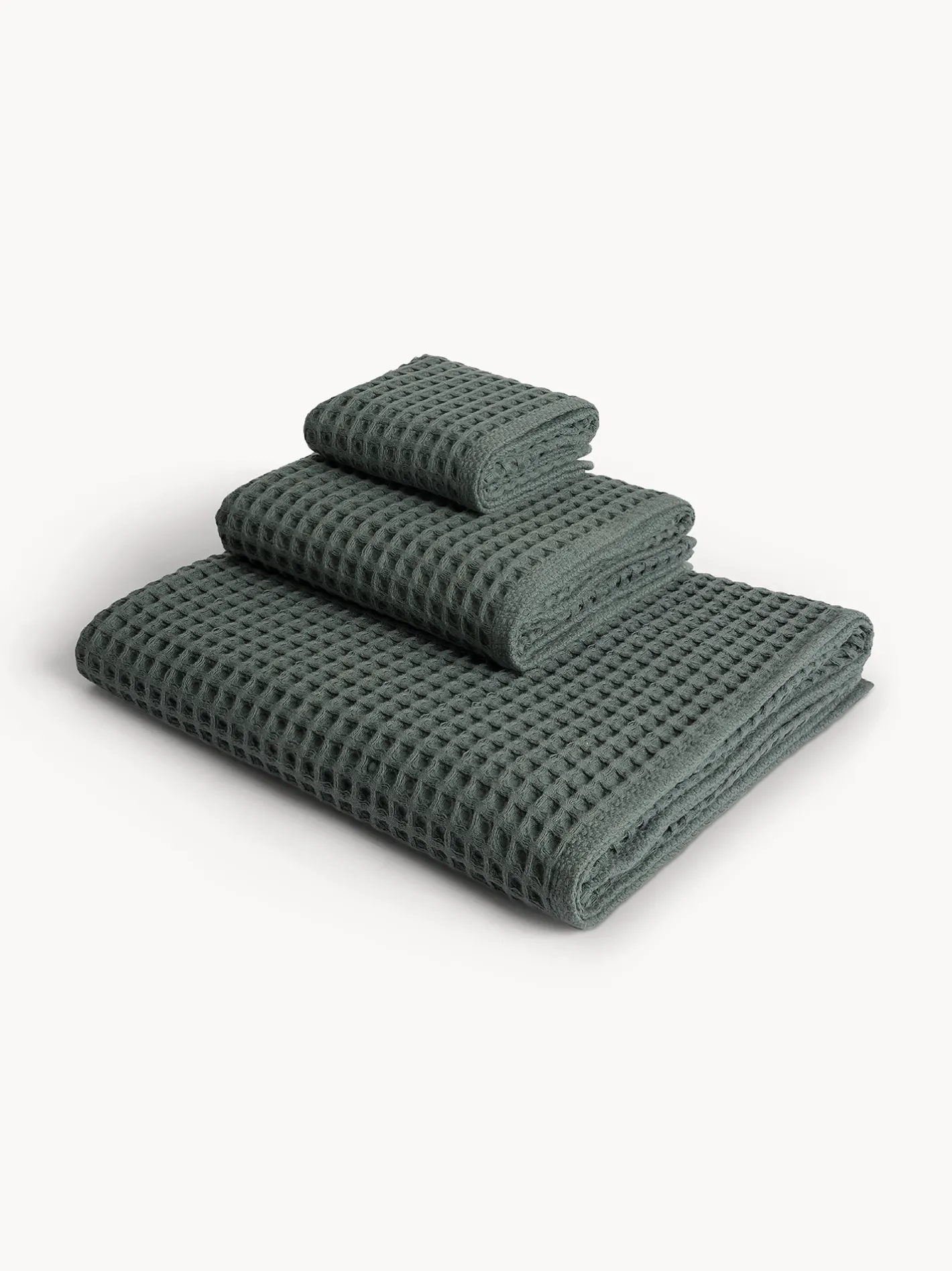 coincasa Asciugamani|Biancheria Bagno|Asciugamano cotone nido d'ape tinta unita Verde