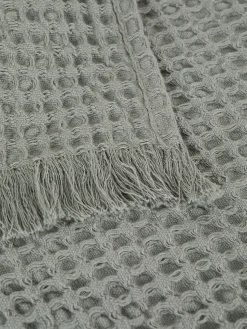 coincasa Asciugamani|Biancheria Bagno|Asciugamano cotone nido d'ape Thermae Grigio