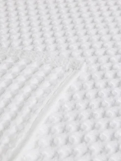 coincasa Asciugamani|Biancheria Bagno|Asciugamano cotone nido d'ape tinta unita Bianco