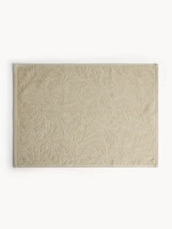 coincasa Asciugamani|Asciugamano in cotone velour motivo in rilievo Bianco avorio