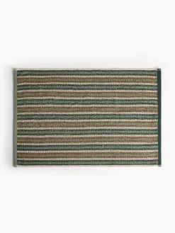 coincasa Asciugamani|Asciugamano in spugna di cotone a righe Verde