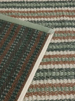 coincasa Asciugamani|Asciugamano in spugna di cotone a righe Verde