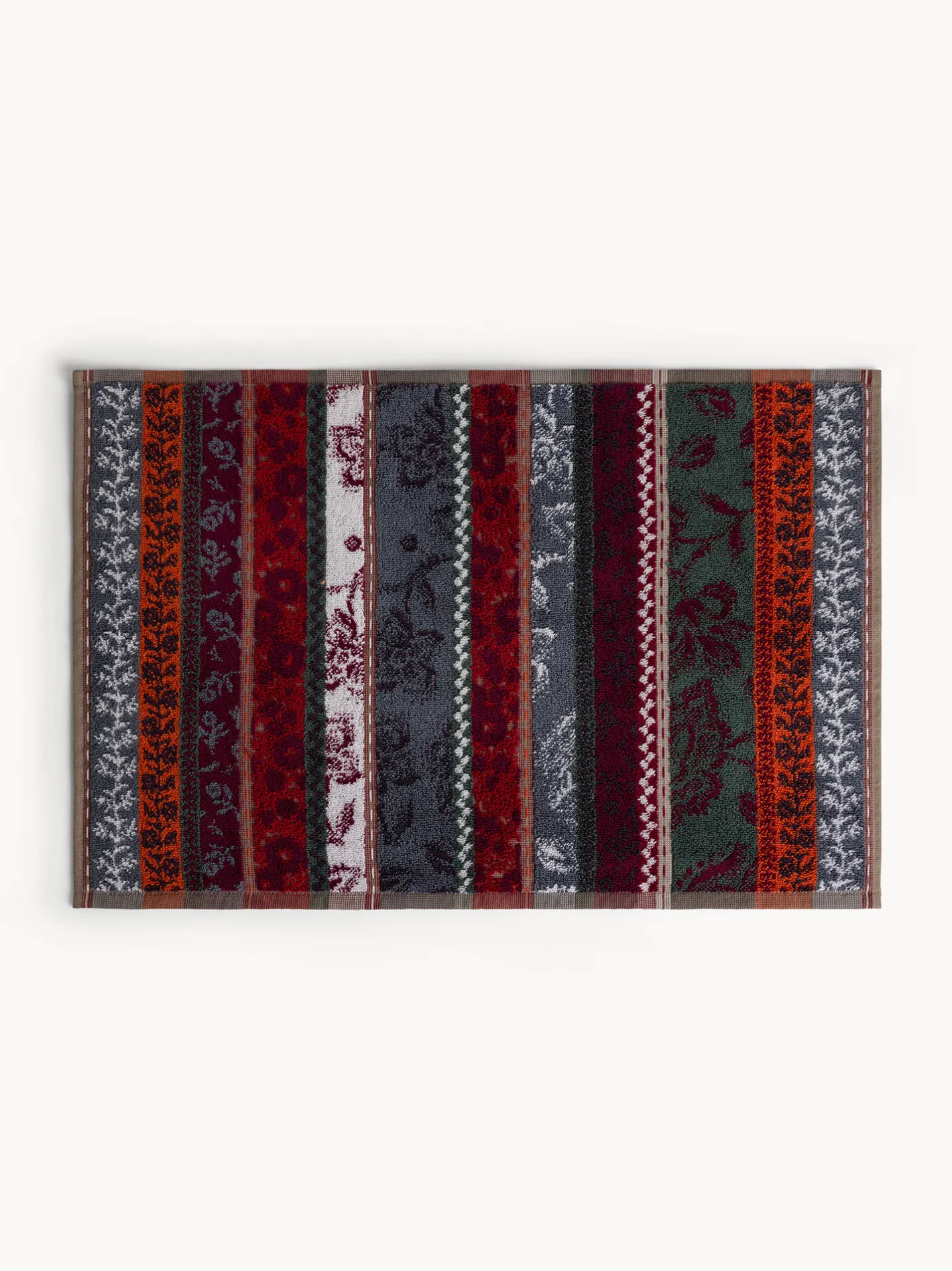 coincasa Asciugamani|Asciugamano in spugna di cotone fantasia a fiori Multicolor