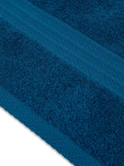 coincasa Asciugamani|Biancheria Bagno|Asciugamano puro cotone tinta unita Zefiro Blu