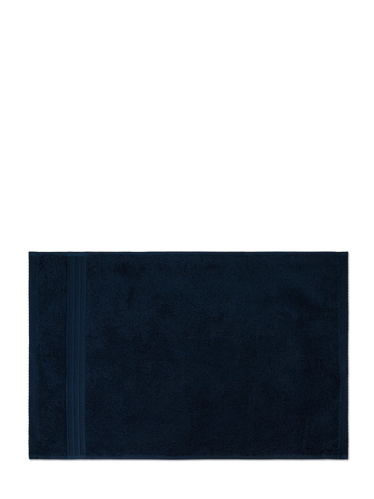 coincasa Asciugamani|Biancheria Bagno|Asciugamano puro cotone tinta unita Zefiro Blu scuro