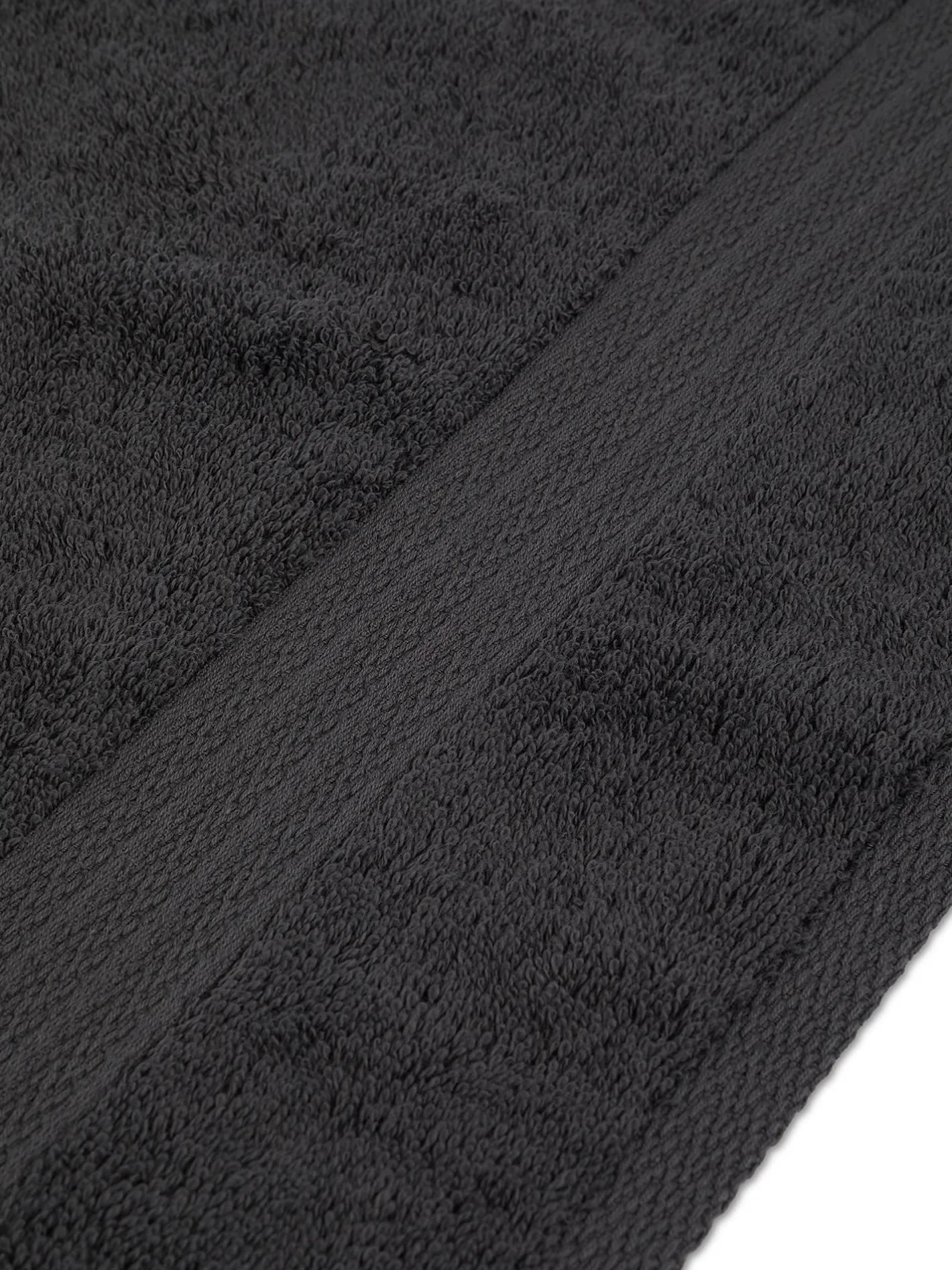 coincasa Asciugamani|Biancheria Bagno|Asciugamano puro cotone tinta unita Zefiro Grigio scuro