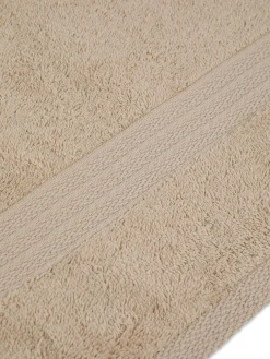 coincasa Asciugamani|Biancheria Bagno|Asciugamano puro cotone tinta unita Zefiro Beige