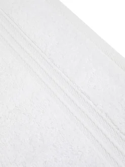 coincasa Asciugamani|Biancheria Bagno|Asciugamano puro cotone tinta unita Zefiro Bianco