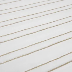 coincasa Asciugamani|Biancheria Bagno|Asciugamano spugna di cotone motivo a righe Portofino Bianco