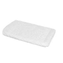 coincasa Asciugamani|Biancheria Bagno|Asciugamano spugna puro cotone rose inglesi Portofino Bianco