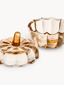 Contenitori E Cestini|Barattolo in vetro a forma di zucca Arancione chiaro