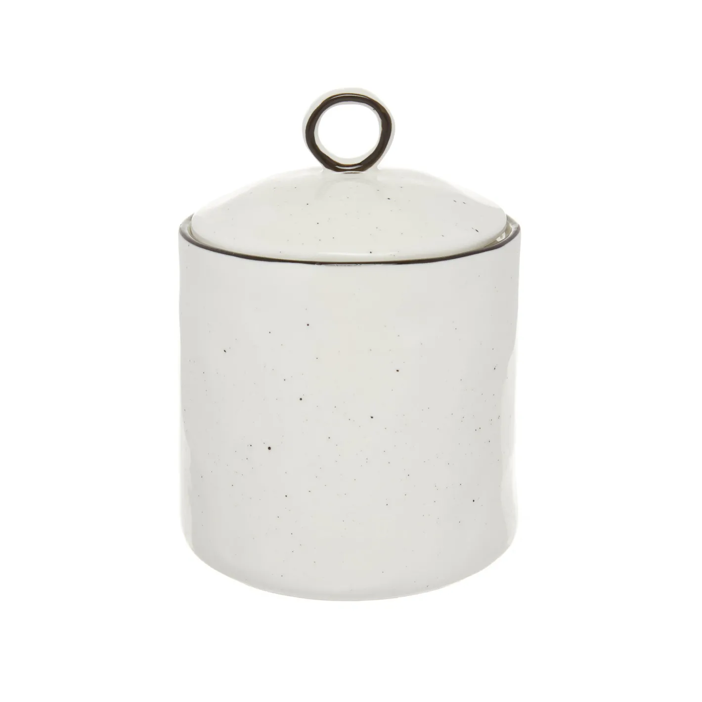 Contenitori E Cestini|Barattolo porcellana Ginevra Bianco