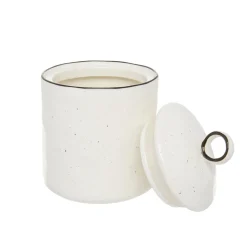 Contenitori E Cestini|Barattolo porcellana Ginevra Bianco