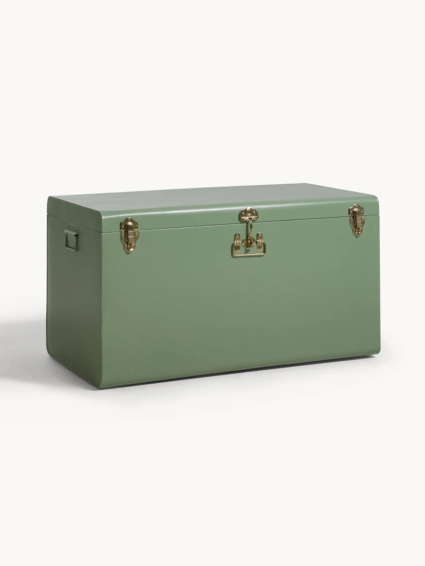 coincasa Arredo Soggiorno|Baule decorativo in ferro verniciato Verde