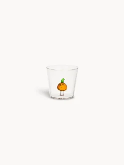 coincasa Bicchieri E Calici|Bicchiere in vetro borosilicato dettaglio zucca Trasparente