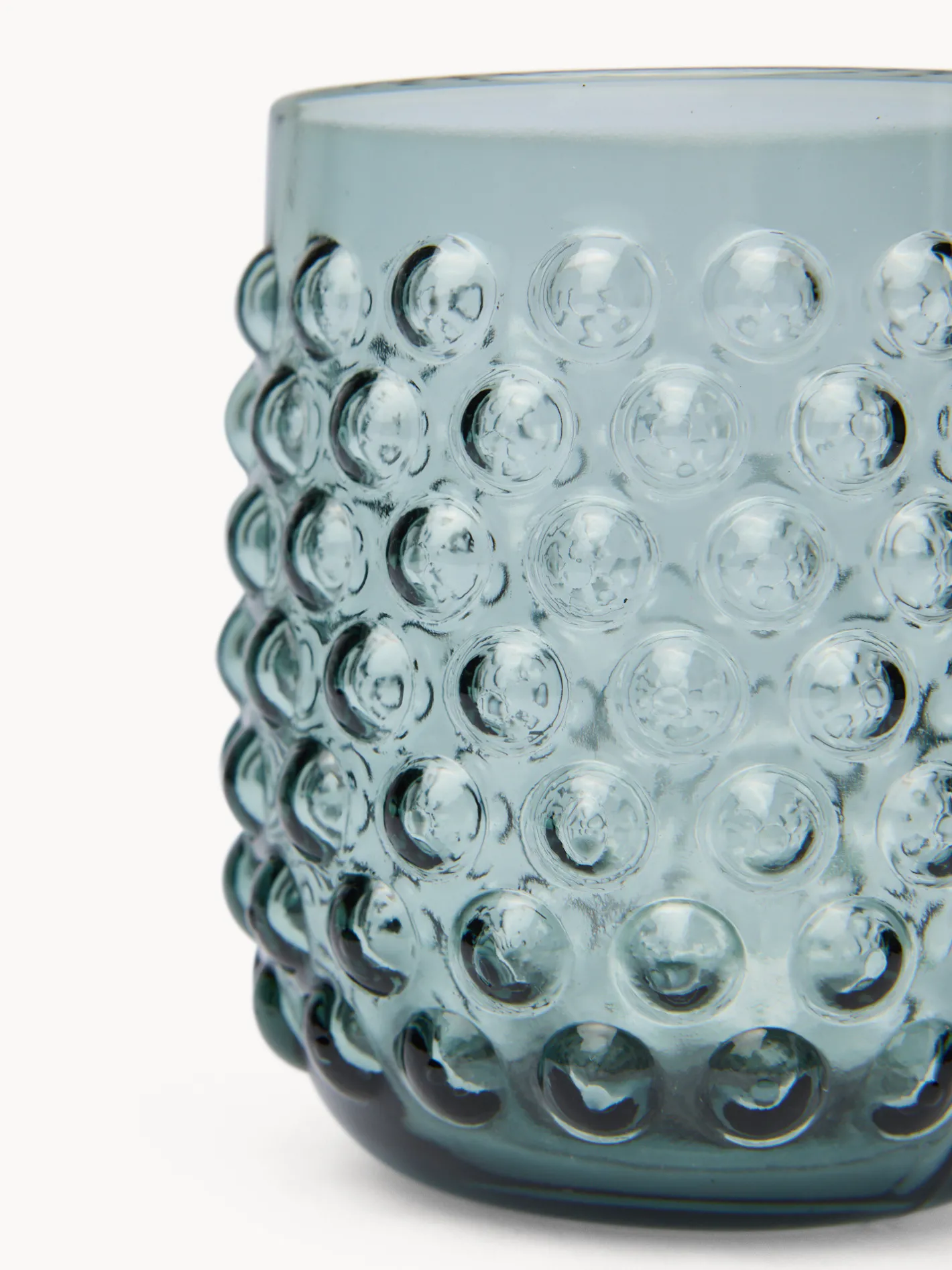 coincasa Bicchieri E Calici|Bicchieri E Calici Natalizi|Bicchiere in vetro lavorazione a bolle Verde