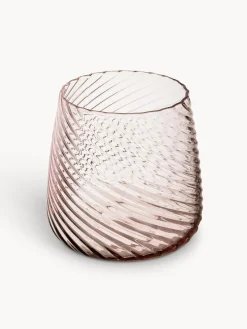 coincasa Bicchieri E Calici|Bicchiere in vetro optical Rosa chiaro