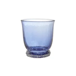 coincasa Bicchieri E Calici|Bicchiere vetro colore in pasta Blu bluette