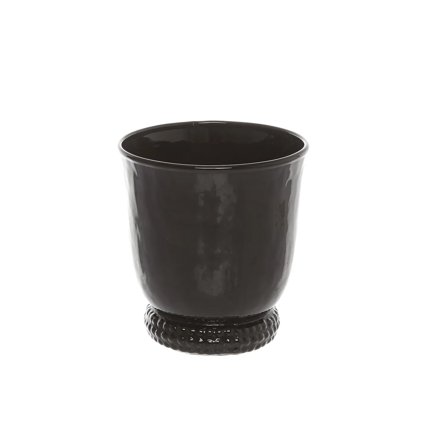 coincasa Bicchieri E Calici|Bicchiere vetro colore in pasta Nero