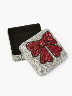 coincasa Soprammobili E Orologi|Altre Decorazioni Natalizie|Box rivestito di perline Multicolor