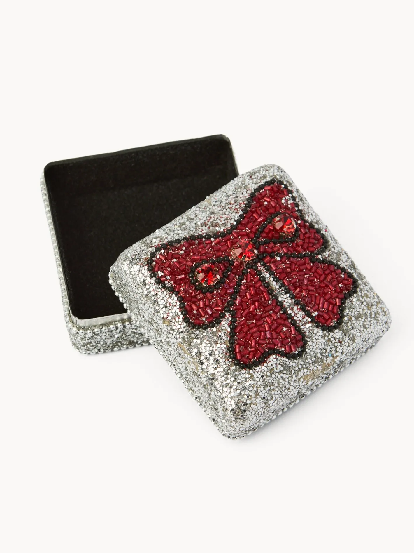 coincasa Soprammobili E Orologi|Altre Decorazioni Natalizie|Box rivestito di perline Multicolor