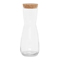 coincasa Caraffe E Decanter|Brocca vetro con tappo 1 L Trasparente