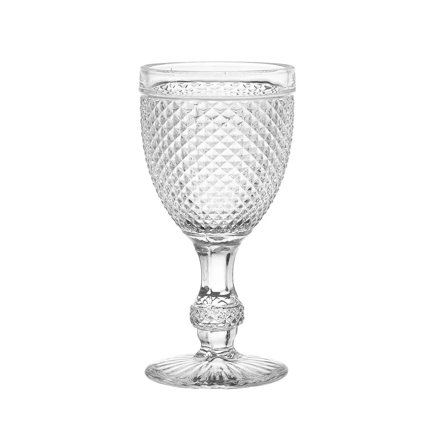 coincasa Bicchieri E Calici|Calice vino vetro sfaccettato Trasparente