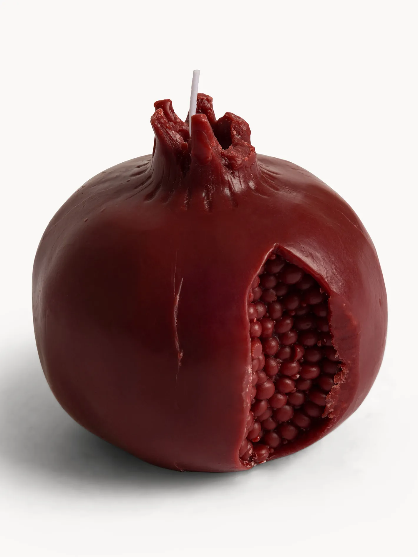 coincasa Candele E Diffusori|Candela a forma di melograno Rosso scuro