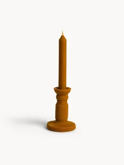 coincasa Candele E Diffusori|Candela con candeliere in cera Giallo