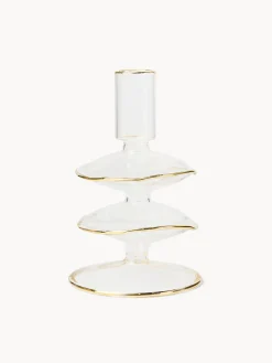 coincasa Lanterne, Candelieri E Portacandele|Candele Natalizie|Candeliere in vetro borosilicato Trasparente