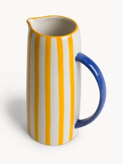 coincasa Caraffe E Decanter|Caraffa in ceramica a righe Multicolor