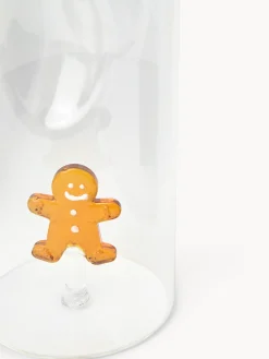 coincasa Bicchieri E Calici Natalizi|Caraffe E Decanter|Caraffa in vetro borosilicato dettaglio gingerbread Trasparente