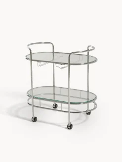 coincasa Complementi D'Arredo|Carrellino bar Champagne Trasparente