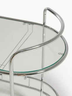 coincasa Complementi D'Arredo|Carrellino bar Champagne Trasparente