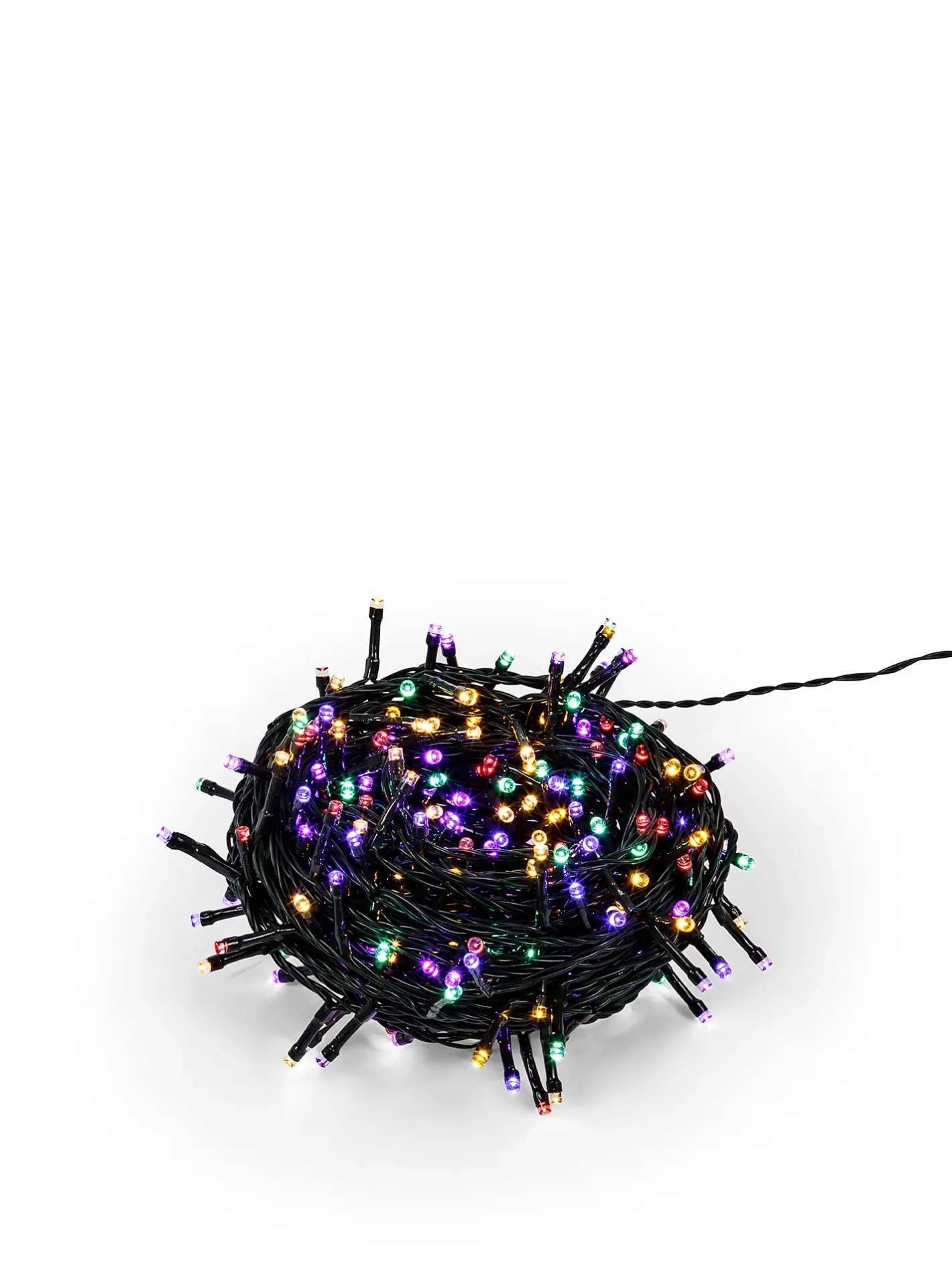 coincasa Luci Natalizie|Catena luminosa microled a festone multicolour Multicolor