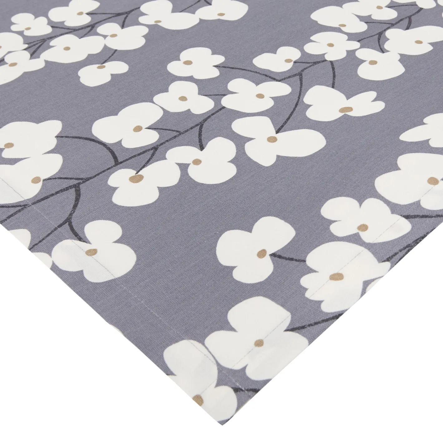 coincasa Biancheria Da Tavola|Tovaglie E Tovaglioli|Centrotavola cotone stampa fiori Bianco/Blu