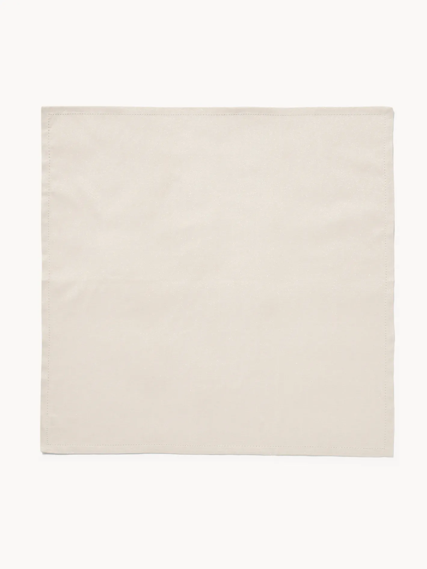 coincasa Tovaglie E Tovaglioli|Tovaglie E Runner Natalizi|Centrotavola in cotone e lurex con orlo à jour Bianco