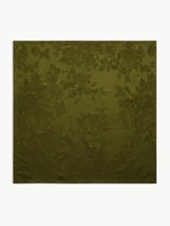 coincasa Biancheria Da Tavola|Tovaglie E Tovaglioli|Centrotavola in cotone e lino jacquard motivo floreale Verde