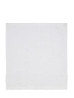 coincasa Asciugamani|Biancheria Bagno|Cestino 4 lavette cotone tinta unita Thermae Bianco